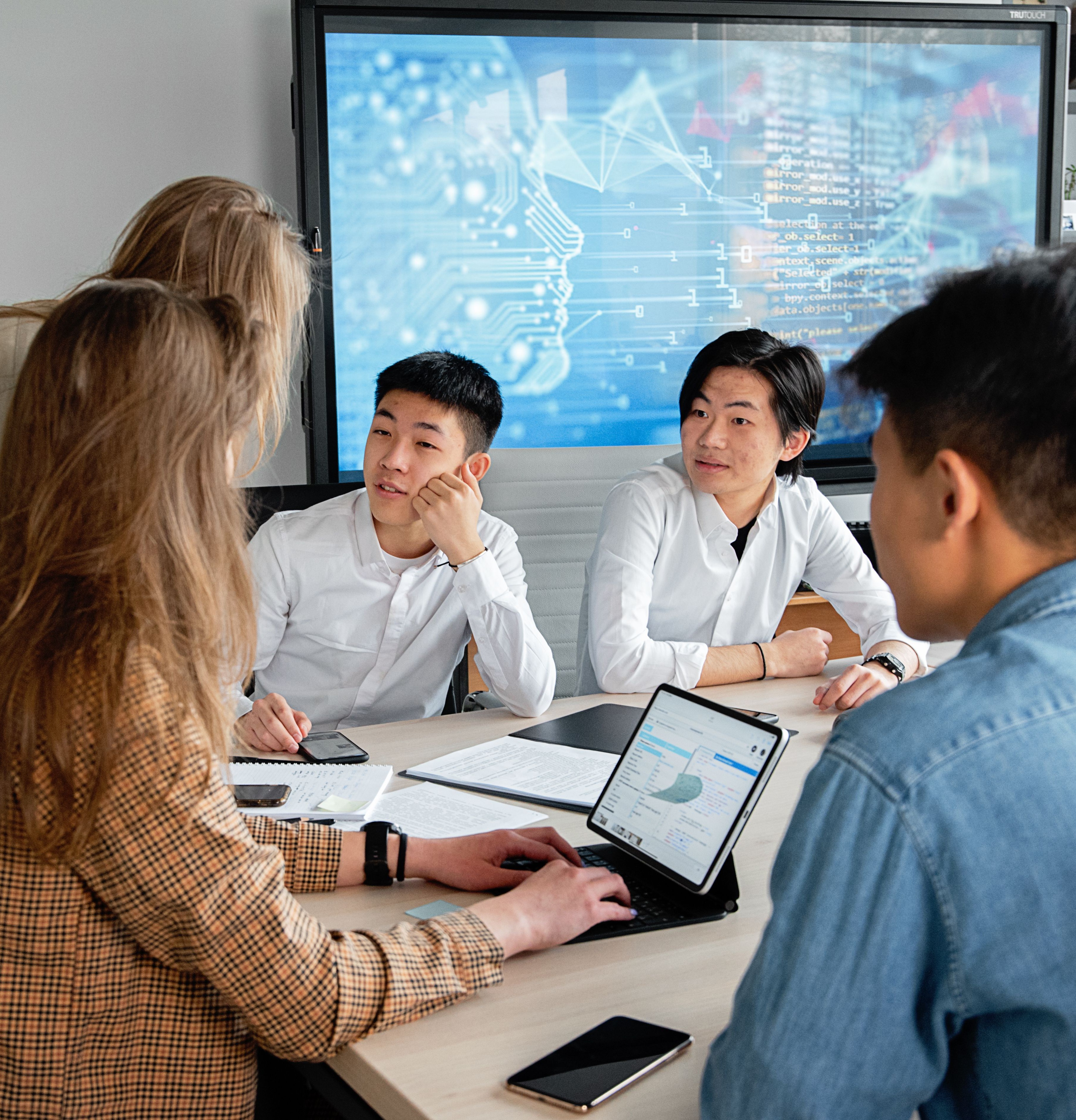 Enterprise digital transformation initiative modernizing business operations