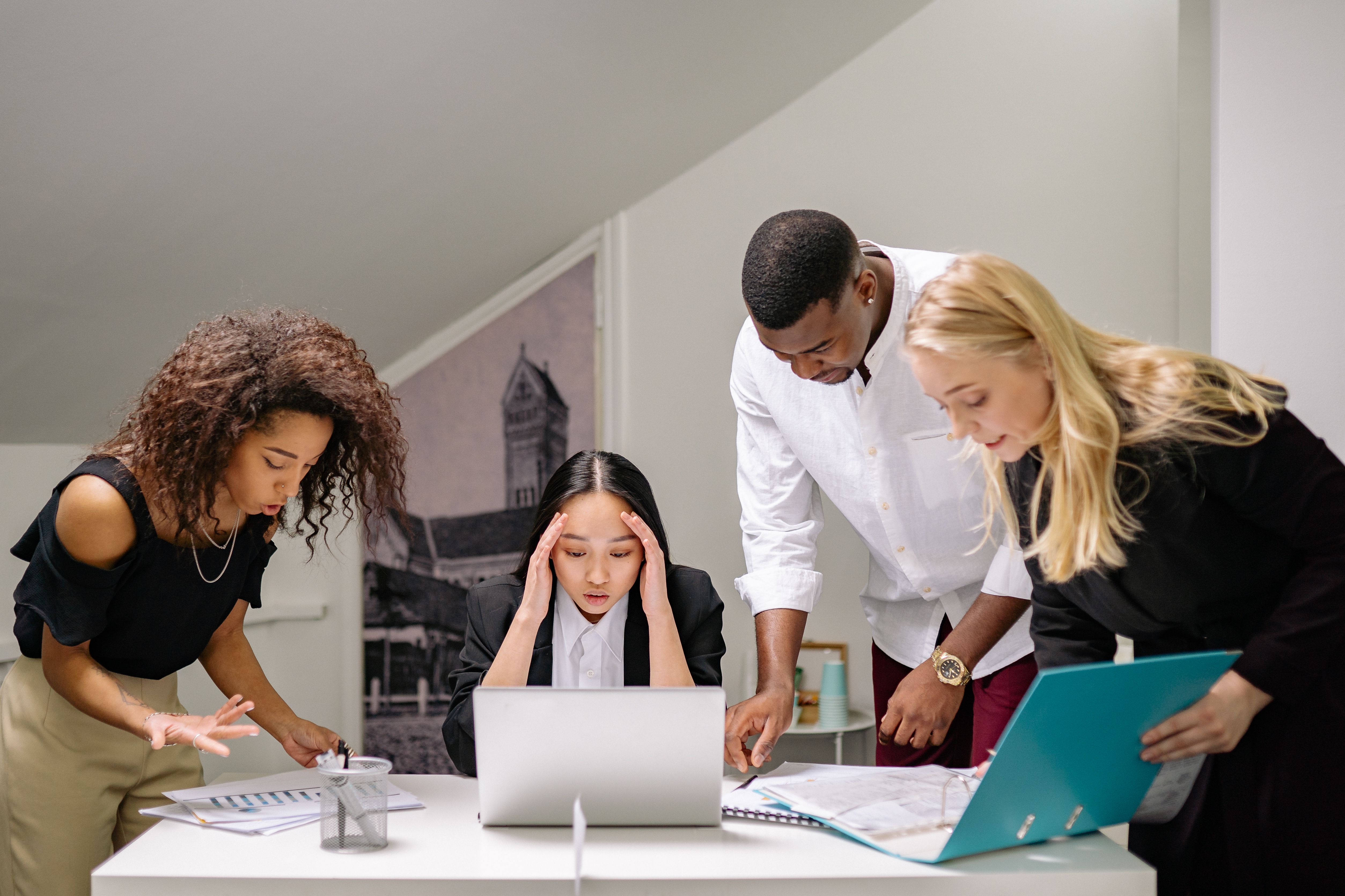 Enterprise team driving a digital transformation initiative across business operations